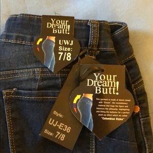 Fashion Nova stretch dark wash skinny jeans